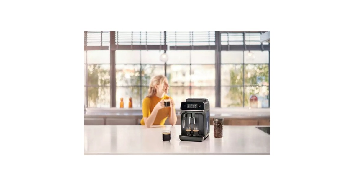 Philips 2200 series Series 2200 EP2224/10 Cafeteras espresso completamente  automáticas, Superautomática gris oscuro, Máquina espresso, 1,8 L, Granos  de café, Molinillo integrado, 1500 W, Antracita