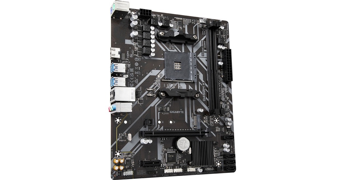 GIGABYTE B450M H, Placa base
