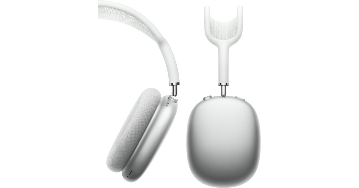 APPLE AirPods Max, Diadema Bluetooth, Cancelación activa de ruido,  Bluetooth, Smart Case, Plata