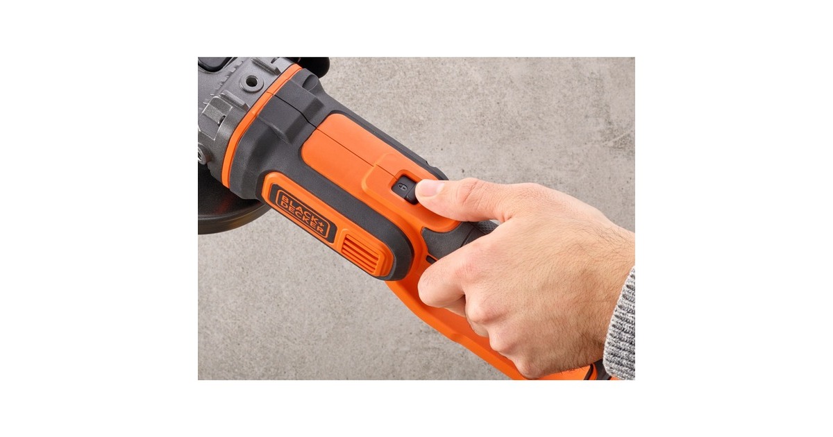 BLACK+DECKER BCG720N-XJ, Amoladora angular negro/Naranja