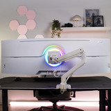 Arozzi Alzare Neo Pro, Soporte de monitor blanco