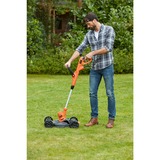 BLACK+DECKER BESTA530CM-QS desbrozadora/bordeadora 550 W CA eléctrica Negro, Naranja, Cortabordes naranja/Negro, Cortabordes, Empuñadura en D, 1,6 mm, 7500 RPM, Negro, Naranja, 30 cm