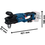 Bosch Taladro angular inalámbrico GRD 18V-127 Professional solo, 18 voltios azul/Negro