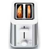 Braun HT 1510 8 2 rebanada(s) 900 W Acero inoxidable, Blanco, Tostadora acero fino/blanco, 2 rebanada(s), Acero inoxidable, Blanco, Plástico, Acero inoxidable, 900 W