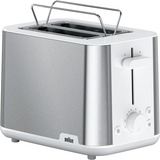 Braun HT 1510 WH, Tostadora acero fino/blanco