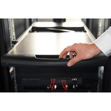 Digitus Consola KVM LCD HD modular con TFT de 17" y 16 puertos VGA, Switch KVM negro