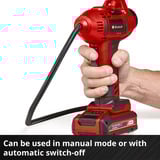 EINHELL Compresor de aire portátil Power X-Change CE-CC 18 Li-Solo, 18 Voltios rojo/Negro