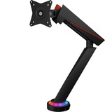 ICY BOX IB-MSG303BL-T 81,3 cm (32") Negro Escritorio, Soporte de monitor negro (mate), Abrazadera/Atornillado, 8 kg, 81,3 cm (32"), 100 x 100 mm, Ajustes de altura, Negro