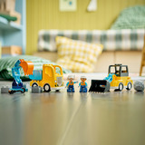 LEGO DUPLO Town Vehículos de construcción - Set 3 en 1, Juegos de construcción 