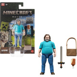 Mattel JFR57 Figuras de juguete para niños, Muñecos Minecraft JFR57, 6 año(s), Multicolor, Plástico