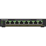 Netgear GS308EP Gestionado L2/L3 Gigabit Ethernet (10/100/1000) Energía sobre Ethernet (PoE) Negro, Interruptor/Conmutador negro, Gestionado, L2/L3, Gigabit Ethernet (10/100/1000), Bidireccional completo (Full duplex), Energía sobre Ethernet (PoE)