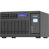 QNAP TVS-h1288X NAS Torre Intel® Xeon® W-1250 16 GB DDR4 0 TB QuTS hero Negro NAS, Torre, Intel® Xeon®, W-1250, 16 GB, DDR4