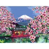 Ravensburger CreArt Leinwand Edition - Japanese Cherry Blossom, Pintura 