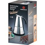 Rommelsbacher EKO 364/E cafetera eléctrica Cafetera moka eléctrica, Cafetera espresso acero fino, Cafetera moka eléctrica, 365 W, Acero inoxidable