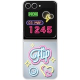 SAMSUNG EF-ZF741CTEGWW funda para teléfono móvil 17 cm (6.7") Transparente gris, Funda, Samsung, Galaxy Z Flip6, 17 cm (6.7"), Transparente