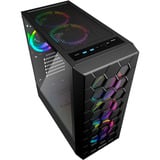 Sharkoon RGB HEX reacondicionado, Cajas de torre negro