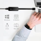 TP-Link UE306 adaptador y tarjeta de red Ethernet 1000 Mbit/s, Adaptador de red Alámbrico, USB, Ethernet, 1000 Mbit/s, Negro