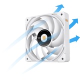 Thermaltake TOUGHFAN EX12 Pro White – Swappable Edition, Ventilador negro