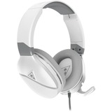 Turtle Beach Recon 200 Gen 2 Auriculares Alámbrico Diadema Juego Gris, Blanco, Auriculares para gaming blanco, Alámbrico, Juego, 20 - 20000 Hz, 512,6 g, Auriculares, Gris, Blanco
