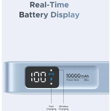UGREEN PB773 MagFlow 10.000mAh 25W, Banco de potencia plateado