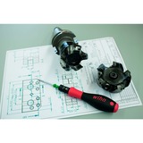 Wiha Juego de destornilladores de torque TorqueVario-S negro/Rojo