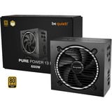 be quiet! Pure Power 13 M | 650W unidad de fuente de alimentación 20+4 pin ATX ATX Negro, Fuente de alimentación de PC negro, 650 W, 100 - 240 V, 720 W, 50/60 Hz, 10 A, 5 A