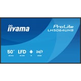 iiyama LH5064UHS-B1AG, Pantalla de gran formato negro (mate)