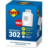 AVM 302 Válvulas termostáticas de radiadores, Termostato de la calefacción blanco, FRITZ!DECT 302, Blanco, Botones, 0 - 50 °C, M30 x 1.5mm, 40 m, °C