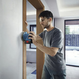 Bosch Lijadora excéntrica inalámbrica GEX 185-LI Professional, 18 Voltios, Lijadora orbital azul/Negro