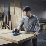 Bosch Lijadora excéntrica inalámbrica GEX 185-LI Professional, 18 Voltios, Lijadora orbital azul/Negro