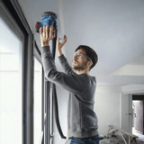 Bosch Lijadora excéntrica inalámbrica GEX 185-LI Professional, 18 Voltios, Lijadora orbital azul/Negro