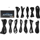 Chieftec Atmos unidad de fuente de alimentación 850 W 20+4 pin ATX ATX Negro, Fuente de alimentación de PC negro, 850 W, 100 - 240 V, 50/60 Hz, 10-5 A, 10 A, 5 A