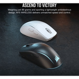 Corsair M75 WIRELESS, Ratones para gaming blanco