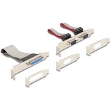 DeLOCK Mini PCIe I/O PCIe tamaño completo 1 x Paralelo, 2 x Serie, Tarjeta de interfaz 