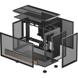 DeepCool CH260 WOOD, Cajas de torre negro/Madera