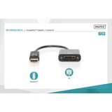 Digitus Adaptador / Convertidor DisplayPort > DVI negro