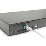Digitus Switch KVM modular CAT 5 de 8 puertos negro