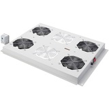 Digitus Unidad de refrigeración de techo para armarios de servidor Unique, Elemento ventilador gris, Gris, 4 Ventilador(es), 324,9 cfm, Unique Server, 435 mm, 505 mm