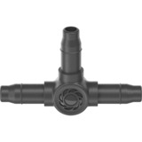 GARDENA Micro-Drip-System pieza en T 4,6mm (3/16"), Conexión gris oscuro