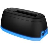 ICY BOX IB-1124L-C3 USB 3.2 Gen 1 (3.1 Gen 1) Type-B Negro, Estación de acoplamiento negro, Unidad de disco duro, SSD, SATA, Serial ATA II, Serial ATA III, 2.5,3.5", USB 3.2 Gen 1 (3.1 Gen 1) Type-B, Negro, Plástico