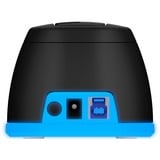 ICY BOX IB-1124L-C3 USB 3.2 Gen 1 (3.1 Gen 1) Type-B Negro, Estación de acoplamiento negro, Unidad de disco duro, SSD, SATA, Serial ATA II, Serial ATA III, 2.5,3.5", USB 3.2 Gen 1 (3.1 Gen 1) Type-B, Negro, Plástico