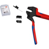 KNIPEX Alicates de sistema de crimpar, Crimpadora rojo/Azul