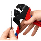 KNIPEX Alicates de sistema de crimpar, Crimpadora rojo/Azul