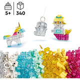 LEGO Classic Caja de Magia Transparente, Juegos de construcción Juego de construcción, 5 año(s), Plástico, 340 pieza(s), 418 g