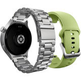 Motorola moto watch, SmartWatch plateado, 3,63 cm (1.43"), OLED, Pantalla táctil, 4 TB, GPS (satélite), 40 g