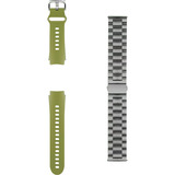 Motorola moto watch, SmartWatch plateado, 3,63 cm (1.43"), OLED, Pantalla táctil, 4 TB, GPS (satélite), 40 g