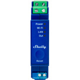 Shelly Pro Dimmer 0/1-10V PM, Interruptor con regulador de voltaje azul