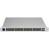 Ubiquiti UniFi USW-PRO-48 switch Gestionado L2/L3 Gigabit Ethernet (10/100/1000) 1U Plata, Interruptor/Conmutador gris, Gestionado, L2/L3, Gigabit Ethernet (10/100/1000), Montaje en rack, 1U