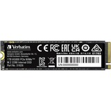 Verbatim Vi5000 1 TB M.2 PCI Express 4.0 NVMe 3D NAND, Unidad de estado sólido 1 TB, M.2, 5000 MB/s