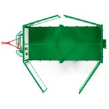 Wiking Kröger Remolque basculante de tres lados de dos ejes HKD 302, Automóvil de construcción blanco